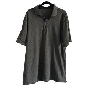 Lululemon Evolution Polo Heathered Black XXL